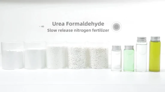 Lvyin Fertilizante de Nitrogênio de Liberação Lenta 0,5-1,5 mm Ureia Formaldeído Mu Granular Fertilizante